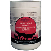white lotion tablets