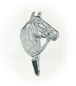 Horse Head Solid Brass Hooks