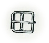 English Girth Buckle with Roller