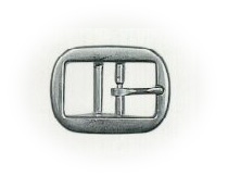 Swedge Buckle with Double Center Bar